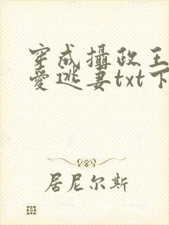 穿成摄政王的侍爱逃妻txt下载