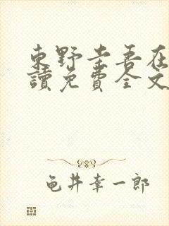 东野圭吾在线阅读免费全文