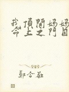 我顶开妈妈的生命上之门目录