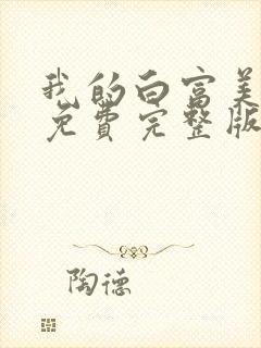 我的白富美老婆免费完整版封面