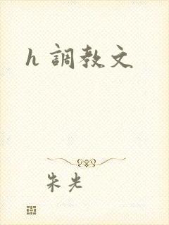 h 调教文封面