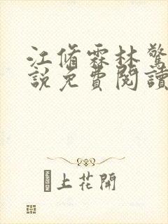 江修霖林惊至小说免费阅读