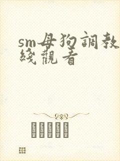 sm母狗调教在线观看