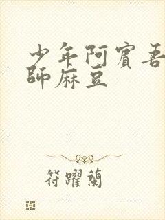 少年阿宾吾爱吾师麻豆封面