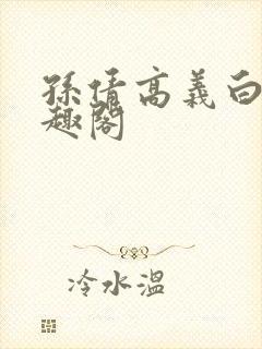 孙倩高义白洁笔趣阁封面