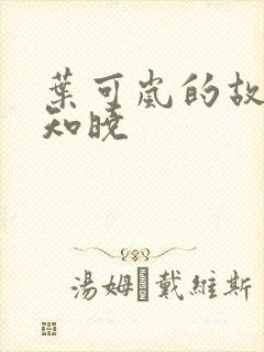 叶可岚的故事安知晓