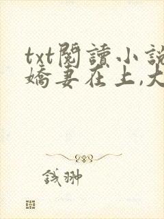 txt阅读小说娇妻在上,大叔求放过