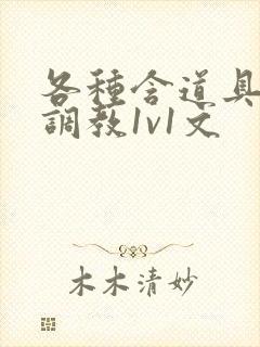 各种含道具高h调教1v1文封面