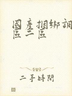 国产捆绑调教一区二区