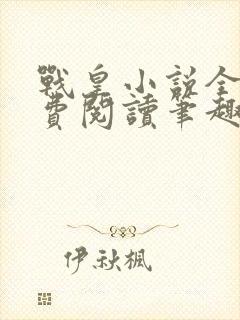 战皇小说全文免费阅读笔趣阁封面