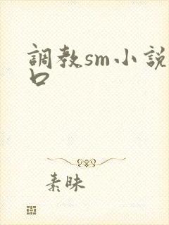 调教sm小说重口封面