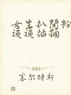 女生扒开粉嫩的逼逼插捅