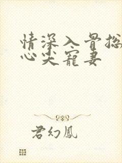 情深入骨总裁的心尖宠妻