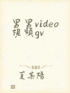 男男video视频gv封面