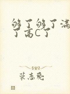 够了够了满到C了高C了封面
