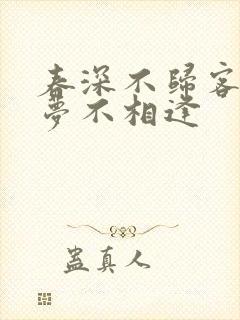 春深不归客,清梦不相逢