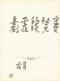 妻子的秘密电视剧在线免费观看