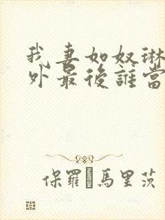 我妻如奴琳的番外最后谁当了皇帝