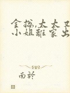 金总,太太又带小姐离家出走小说