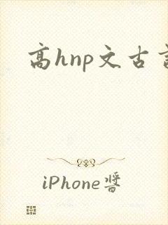 高hnp文古言