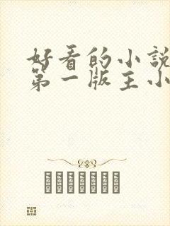 好看的小说大全第一版主小说网