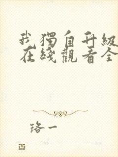 我独自升级动漫在线观看全集免费封面