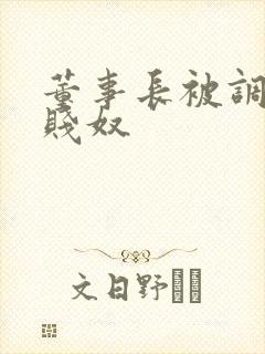 董事长被调教成贱奴