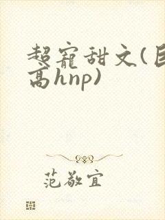 超宠甜文(巨肉高hnp)