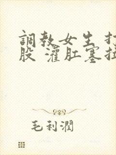 调教女生 打屁股 灌肛塞拉珠小说封面