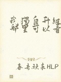 我独自升级小说哪里可以看封面