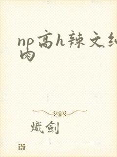 np高h辣文纯肉封面