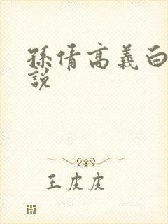 孙倩高义白洁小说