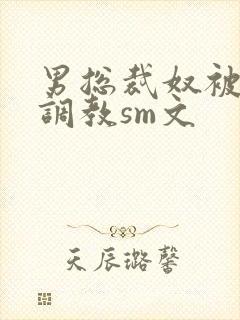 男总裁奴被绳绑调教sm文