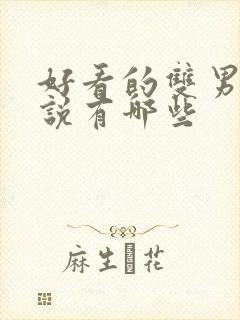 好看的双男主小说有哪些