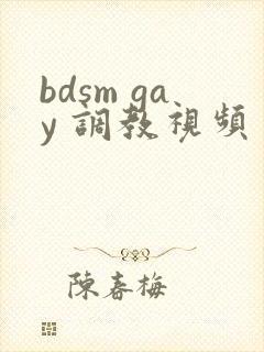 bdsm gay 调教视频