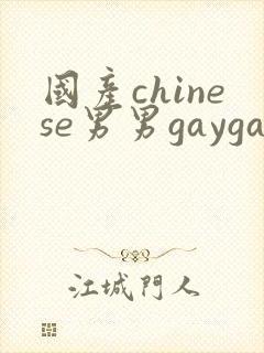 国产chinese男男gaygay网站xnxx封面