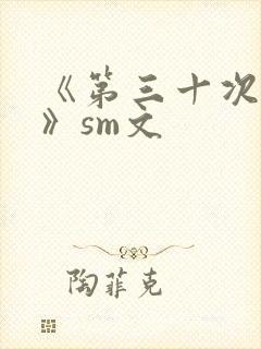 《第三十次调教》sm文封面