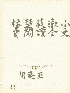 林楚苏彻小说免费阅读全文最新章节封面