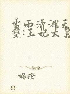 处雨潇湘天下无双:王妃太嚣张完整版封面