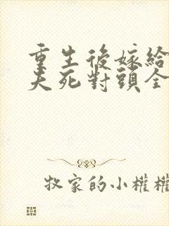 重生后嫁给了前夫死对头全文免费阅读封面