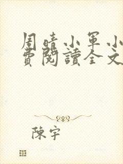 周晴小军小说免费阅读全文