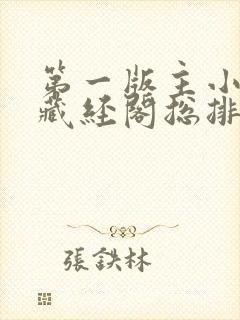 第一版主小说网藏经阁总排行