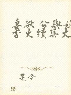 妻欲 公与媳续香火续集大结局