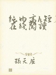 纯肉高h短篇集在线阅读