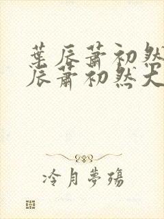 叶辰萧初然 叶辰萧初然大结局