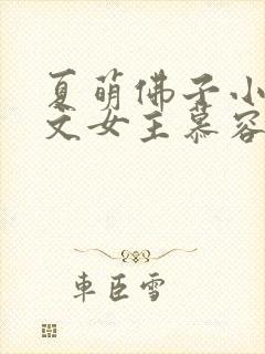 夏萌佛子小说虐文女主慕容晚