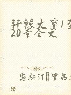 轩辕大宝1至720章全文