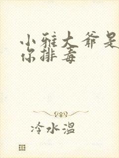 小雅大爷是在帮你排毒封面