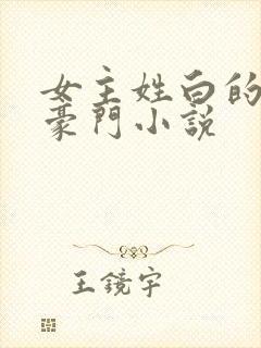 女主姓白的现代豪门小说封面