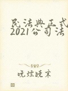 民法典正式全文2021公司法